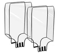 CATIEBYE Lot de 2 Housses de Valise en PVC Transparent, Résistantes à l'abrasion et Imperméables, Protection pour Valises de 26 Pouces Pendant Les Voyages