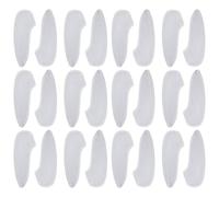 CATIEBYE Lot de 50 Protections Blanches en Plastique pour Pointes de Couteaux et Cutters, Flexibles et Sécurisées Transport Rangement des Outils