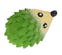 CATIEBYE Mâcher pour Chien en Latex de Hérisson Vert, Couineur Interactif pour Chiots et Chiens Moyens, Nettoyage des Dents Jeu en Extérieur