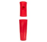 CATIEBYE Manchon en Silicone Rouge pour Microphone sans Fil, Protection Anti-chute et Facile à Nettoyer, pour Salle de Réunion et Ktv