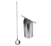 CATIEBYE Outil à Perforer pour Découpe Précise et Facile en Acier Inoxydable Argenté, Poinçon à Fruits Rond Réutilisable Bord en Anneau