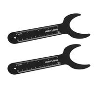 CATIEBYE Outils de Contraste Dentaire en Magnalium Noir, Fond Photo Intra-Oral, 2pcs, Optimise Les Détails des Dents en Photographie Dentaire