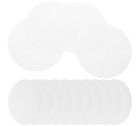 CATIEBYE Papier Filtre Quantitatif de Laboratoire Rond Blanc 100 Pcs en Fibre de Coton pour Filtration Précise et Utilisation Facile en Analyse Chimique