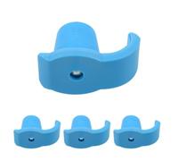 CATIEBYE Patins Antidérapants Stabilité Améliorée 4 Pièces Bleus Accessoires en Pa et Tpr pour Déambulateur et Cannes pour Terrain Glissant et Usage Intérieur des Personnes Âgées