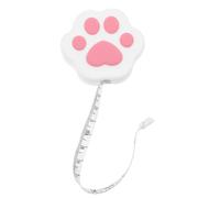 CATIEBYE Petit Mètre Ruban Rétractable de Patte de Chat, Flexible et Léger, Résistant la Déchirure, pour Couturières et Mesures Corporelles