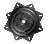 CATIEBYE Plaque Pivotante Mécanisme de Pivotement 360 Degrés Noire en Acier Laminé à Froid Solution Polyvalente pour Organiser et Accéder Facilement pour Meubles et Chaises