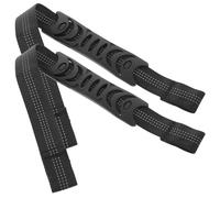 CATIEBYE Poignées D'assistance en Nylon Résistantes Poignées de Maintien Noires Lot de 2 pour Faciliter la Sortie du Véhicule pour Appuie-tête Voiture