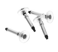 CATIEBYE Pointes de Stylet Capacitif pour Smartphones et Tablettes Lot de 4 en Fer Argenté Marquage Précis et Design à Forte Aspiration en Divertissement et Étude