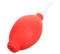 CATIEBYE Poire de Lavage Auriculaire Rouge à Presser, Bulbe Auriculaire Ergonomique en Silicone, Outil de Nettoyage des Oreilles Sûr et Portable pour Lavage Doux du Conduit Auditif
