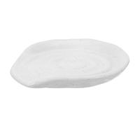CATIEBYE Porcelaine Spoon Rest Stable Antidérapant pour Cuisine Support Cuillère et Louche Céramique Blanche pour Plan de Travail Porte-ustensiles Résistant et Décoratif