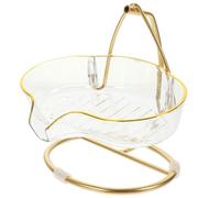 CATIEBYE Porte-savonnette à Drainage Automatique sans Perçage avec Support en Fer et Pet, Grand Rangement pour Salle de Bain, Design Simple et Utilisation Polyvalente pour Décoration
