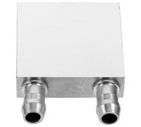 CATIEBYE Radiateur pour Processeur 40x40 Mm en Alliage D’aluminium, Bloc de Refroidissement Liquide Compact pour Gpu et Cpu, Dissipateur Thermique Haute Performance pour PC Gaming