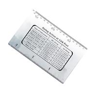 CATIEBYE Règle de Mesure D'action des Cordes pour Basse et Guitare Classique en Acier Argenté, Outil Portable Haute Précision pour Entretien et Réglage de Guitare