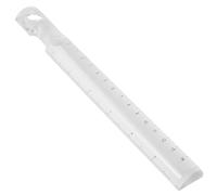CATIEBYE Règle Loupe 2x en Abs, Outil de Mesure Centimétrique Rigide