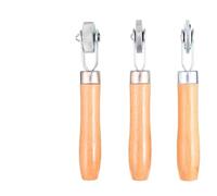 CATIEBYE Rouleau de Compactage en Bois et Métal 3pcs pour Adhérence Optimale pour Réparation de Pneus Voiture Bulles D'air