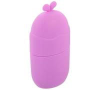 CATIEBYE Rouleau de Massage Facial en Silicone Pourpre, Confortable à Tenir, Opération Main, Outil de Soins Visage pour Femmes