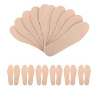 CATIEBYE Semelles anti-odeurs pour chaussures homme, semelles jetables en bois, absorbantes, antidérapantes, beige, 40 paires, pour chaussures de sport et footwear