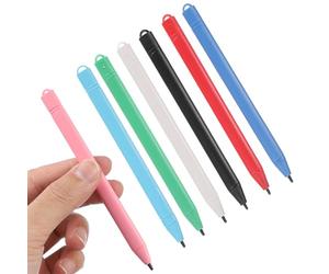CATIEBYE Stylet pour Tablette Écran Tactile LCD 8,5-12 Pouces 7 Stylos Multicolores pour Esquisse Créative et Organisation de Tâches