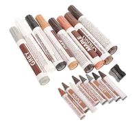 CATIEBYE Stylo Retouche Meubles Kit Couleurs Cire avec Crayon Marqueurs Réparation Rayures Sol Parquet Meuble Rapide Séchage Couverture Forte