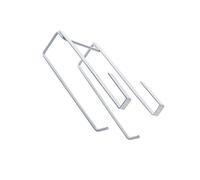 CATIEBYE Support Mural Porte Rouleau Papier sans Perçage Porte Serviettes pour Cuisine et Salle de Bain Rangement Gain de Place sous Armoire Installation Facile et Robuste
