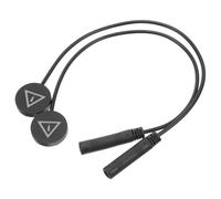 CATIEBYE Témoin D'angle Mort Voiture Noir en Plastique, Système de Capteurs pour Assistance Changement de Voie, 1 Paire pour Conduite Sécurisée