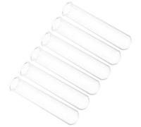 CATIEBYE Tube à Essai en Verre Vase Floral Compact et Moderne 6 Pièces 15ml pour Hydroponie pour Décoration Intérieure sur Table ou Étagère