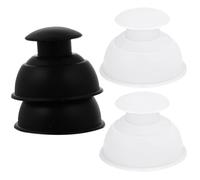 CATIEBYE Ventouses de Massage Appareil de Massage Ventre en Silicone Aspiration sous Vide Lot de 4 pour Relaxation et -être Corporel