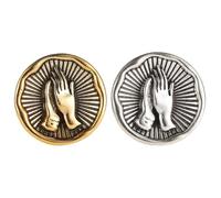 CATIEBYE Vintage Mains Jointes en Prière Décoratives à Clip 5pcs en Alliage Couleur Aléatoire pour Cérémonies et Paquet Élégantes Accessoires Bijoux Femmes