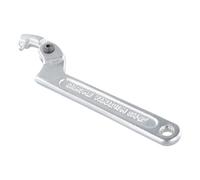 Catime C Clé à Ergot en Chrome Vanadium, Clé à Crochet Réglable en C, Clé à Ergot Articulée pour Noix (3/4”-2” (19-51mm) - Tête Ronde)