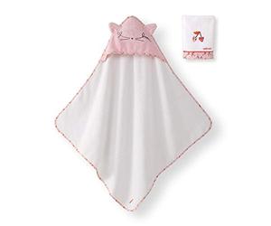 CATIMINI Set Cape de Bain et Gant bébé Escapade Kawaii