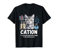 Cation an ION avec la Charge Interactive des Pattes, Le Plus Mignon des Chats T-Shirt