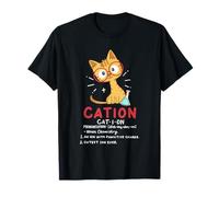 Cation Shirt Drôle Mignon Chat Science Chimie Jeu de mots Enseignant T-Shirt
