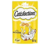 CATISFACTIONS - Friandises Au Fromage pour Chats Et Chatons 60G - Lot De 4 - Vendu par Lot