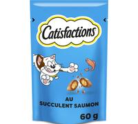 Catisfactions friandises au saumon pour chats et chatons - 60 g