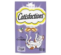 CATISFACTIONS - Friandises pour Chat Au Canard 60G - Le Lot De 4