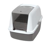 Ca Maison De Toilette Avec Toit 55x40x45cm Gris
