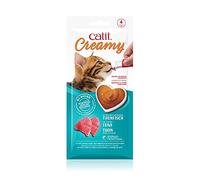 Catit Creamy Lot de 4 friandises à laper pour chat, au thon