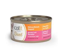 Catit Cuisine Duet - Bouches de Viande de Poulet garnies de crevettes dans Une délicieuse Sauce - 75 g