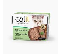 Catit Cuisine Pâtée pour Chats, Pâté à la Viande de Poulet et au Foie de Poulet, Aliment Complet, 95 g, sans Céréales, Haute Teneur en Viande