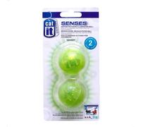 Catit Design Senses Balle lumineuse activée par le mouvement - Balle de jeu LED pour chats, Ø 3,5 cm