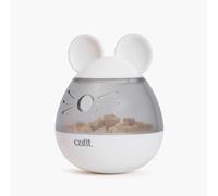 CATIT-Distributeur de friandises pour chat coloris blanc en forme de souris Catit Pixi