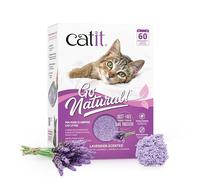 Go Natural Klumpende Litière Chat De Erbsenhülsen 14L/5,6kg Avec Lavande Arôme