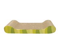 Griffoir carton ondulé 49x22x75 cm zèbre vert