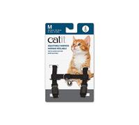 Catit Harnais réglable pour Chat en Nylon Noir Taille M