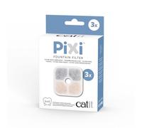 CATIT-Lot de 3 filtres coloris blanc pour la fontaine à eau pour chat Pixi Catit