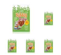 Catit Nibbly Jerky Bandes à mâcher au Poulet et au Poisson pour Chat 30 g (Lot de 5)