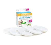 CAT IT Pack de 5 filtres à triple action pour abreuvoir - Blanc - Pour chat