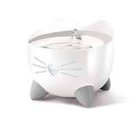 CAT IT Fontaine à eau automatique pour chat - 2,5 L (Acier inox et filtre)
