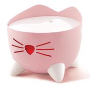 Catit Pixi Fontaine Rose 2,5L pour Chats - Calme Pompe & 3-fach Filtre