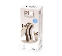 Catit Griffoir pour chat Pixi Queue de chat 42515, balle en tissu et plume, aspect chêne naturel